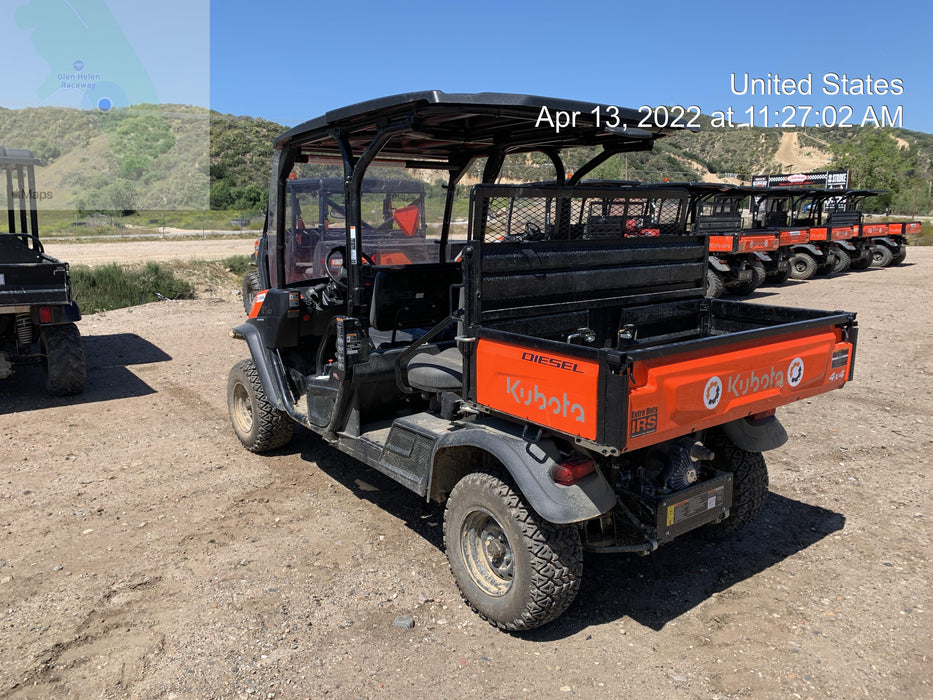 2022 Kubota RTV-X1140W-H Plastic Canopy, Windshield Acrylic Clear, LED Strobe Light, Wire Harness Kit, Back up Alarm