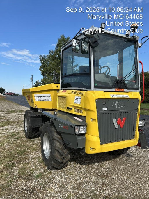 2025 WACKER NEUSON DV604 Cab Standard Tires