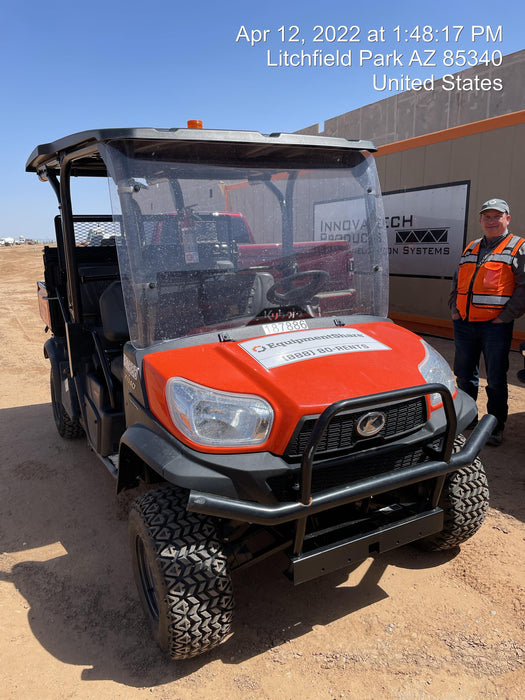2021 Kubota RTV-X1140W-H Plastic Canopy, Windshield Acrylic Clear, LED Strobe Light, Wire Harness Kit, Back up Alarm
