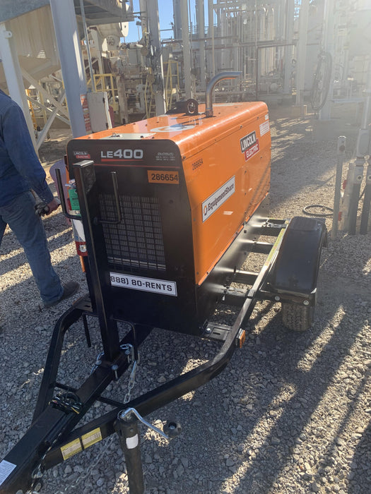 2022 Lincoln Electric LE400 Kubota V1505, Trlr, Cable Rack, Light Kit, ES Decals, T3