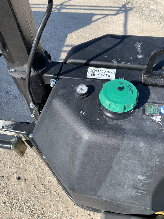 2022 Allmand NLV3GR (4) LED Light Fixture 350W, 23' Vertical Mast, 3kW Prime, Towable, Deep Sea L401, Leveling Jacks, Yanmar T4F 5.8hp