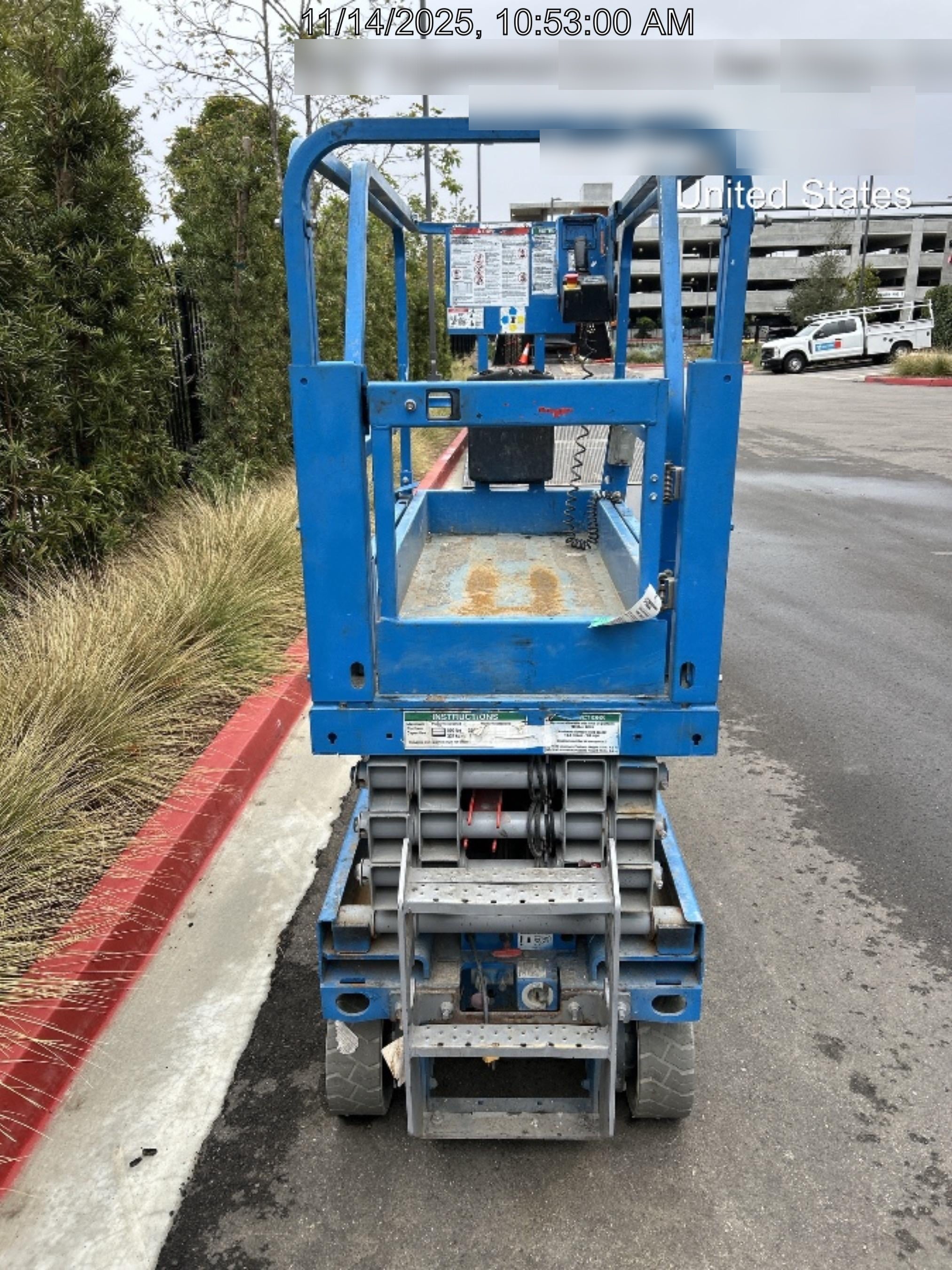 2020 Genie GS-1930 Solid Non Marking Tires, Beacon, Folding rails with half height swing gate