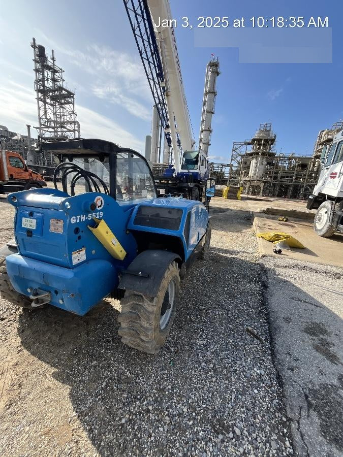2019 Genie GTH-5519 Cab/Heat/AC, Solid RT Tires, LED Work Lights, Beacon