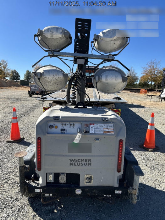 2018 Wacker Neuson LTV6K-MH Wacker Neuson LTV6K Mobile Light Tower w/Fuel Level Sensor Installed