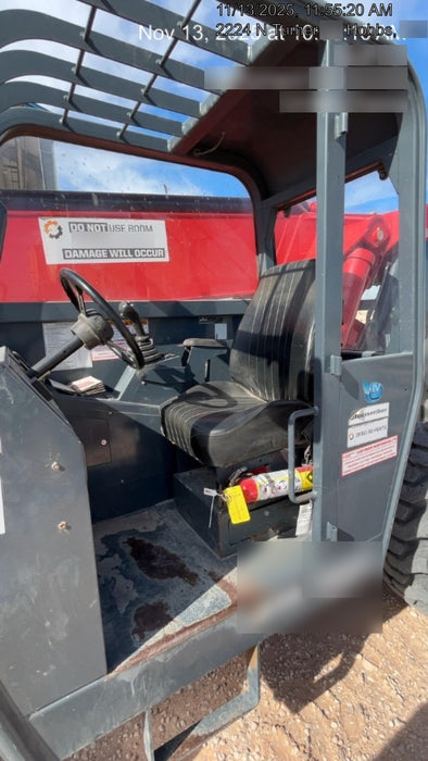 2018 Manitou MTA10055 Manitou MTA 10055 w/Open ROPS, Work Lights/Strobe, Aux Hyd, Solid Tires, Lift Hook, 66" Carriage, 60" Forks