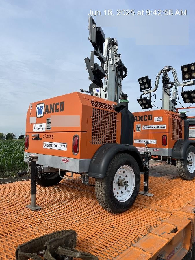 2024 Wanco WLTT-4MM4K Diesel, Deep Sea Controller, Shore Power Plug, Auto Start, (4) 350W LED Floodlights, 4kW Generator, 60 Gal Fuel Tank, 2" Ball, T3