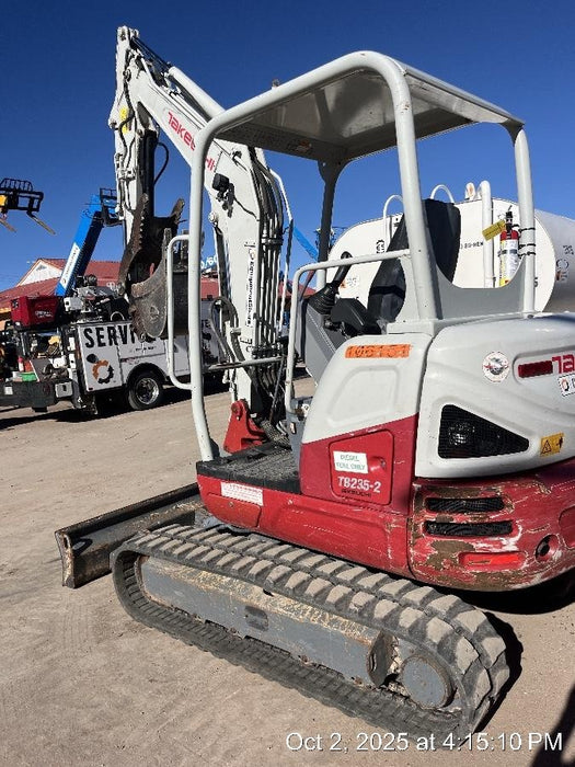 2020 Takeuchi TB235-2R Canopy, Rubber Tracks, Manual TAG QC