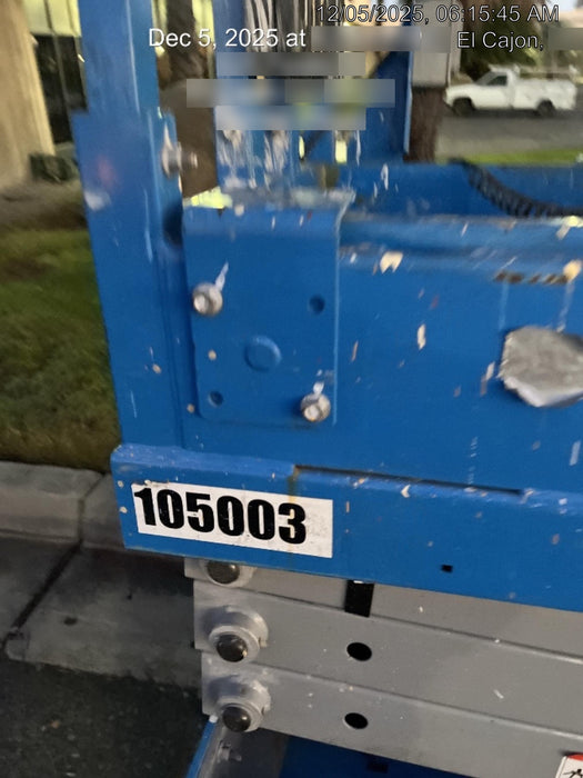 2020 Genie GS-1930 Solid Non Marking Tires, Beacon, Folding rails with half height swing gate, 800W Inverter