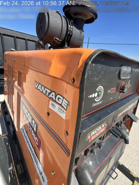 2022 Lincoln Electric Vantage 549X Crosslink Technology, Trailer Mounted, ES Decals, T3
