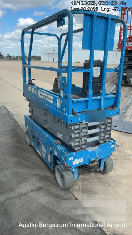 2019 Genie GS-1930 Fixed Rails with Chain Entry