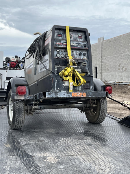 2019 Lincoln Electric Vantage 322 Welder Ready-Pak 3, Two wheel trailer, Fender and Light kit, Cable Rack