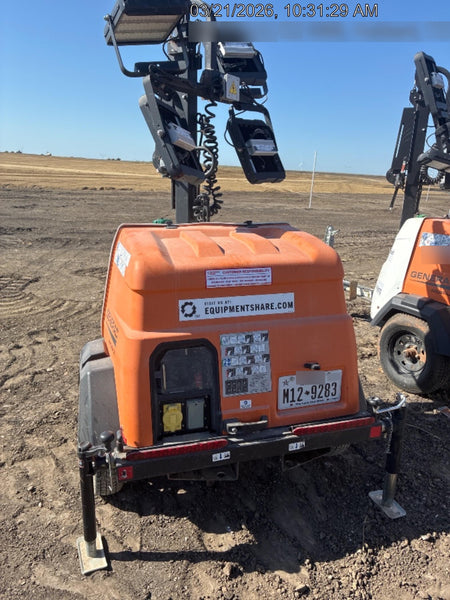2023 Generac MLT2 Diesel, Flex Switch 120V Input, Powerzone Controller, 
(4) 320W LED Lights, 4kW Generator, 39.9 Gal Fuel Tank, 2" Ball, T3