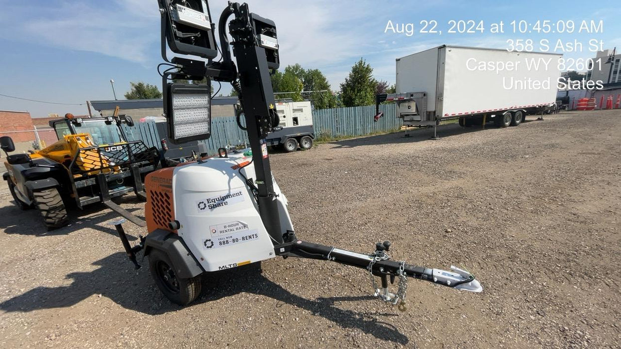 2024 Generac MLT2 Diesel, Flex Switch 120V Input, Powerzone Controller, 
(4) 320W LED Lights, 4kW Generator, 39.9 Gal Fuel Tank, 2" Ball, T3