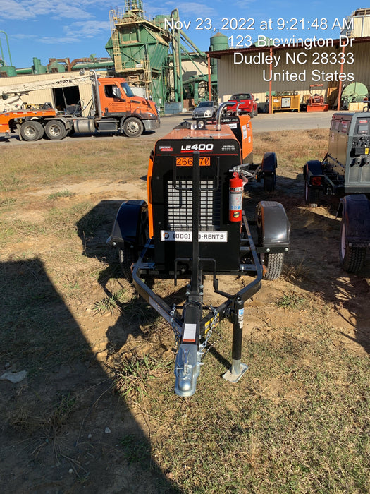 2022 Lincoln Electric LE400 Kubota V1505, Trlr, Cable Rack, Light Kit, ES Decals, T3