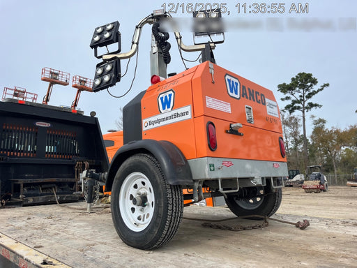 2024 Wanco WLTT-4MM4K Diesel, Deep Sea Controller, Shore Power Plug, Auto Start, (4) 350W LED Floodlights, 4kW Generator, 60 Gal Fuel Tank, 2" Ball, T3