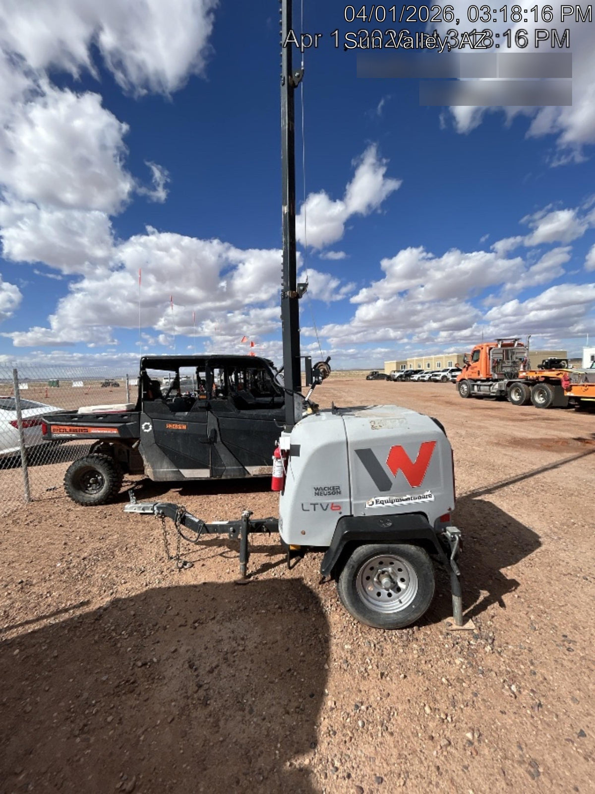 2019 Wacker Neuson LTV6L-MH Standard Options, ES Track Hardware, Fuel Level Sensor