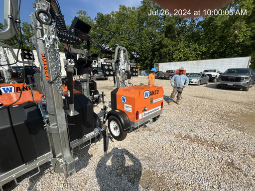 2024 Wanco WLTT-4MM4K Diesel, Deep Sea Controller, Shore Power Plug, Auto Start, (4) 350W LED Floodlights, 4kW Generator, 60 Gal Fuel Tank, 2" Ball, T3