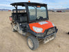 Kubota RTV-X1140W-H 4WD, LED Strobe, Windshield Tempered Glass, Plastic Canopy, Wire Harness Kit, Backup Alarm