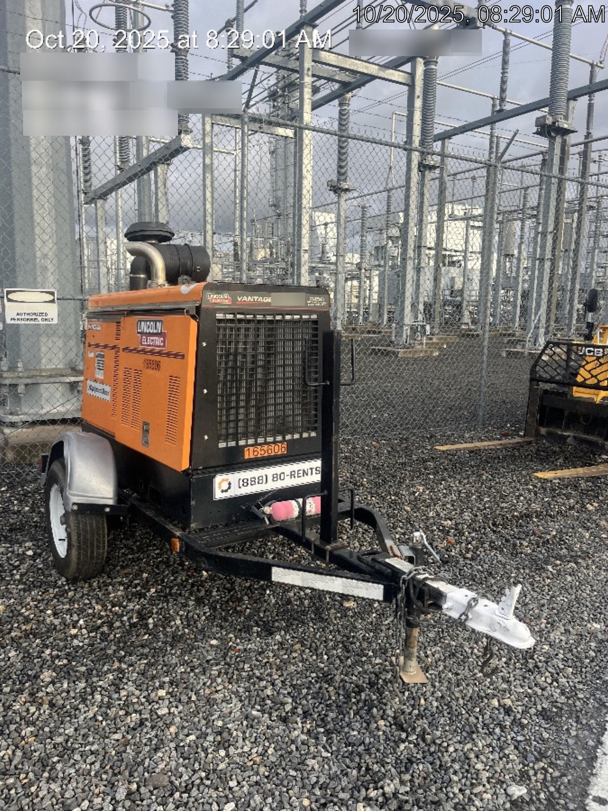 2021 Lincoln Electric Vantage 549X Ready Pak 3, ORANGE (includes trailer, cable rack, fender light kit)