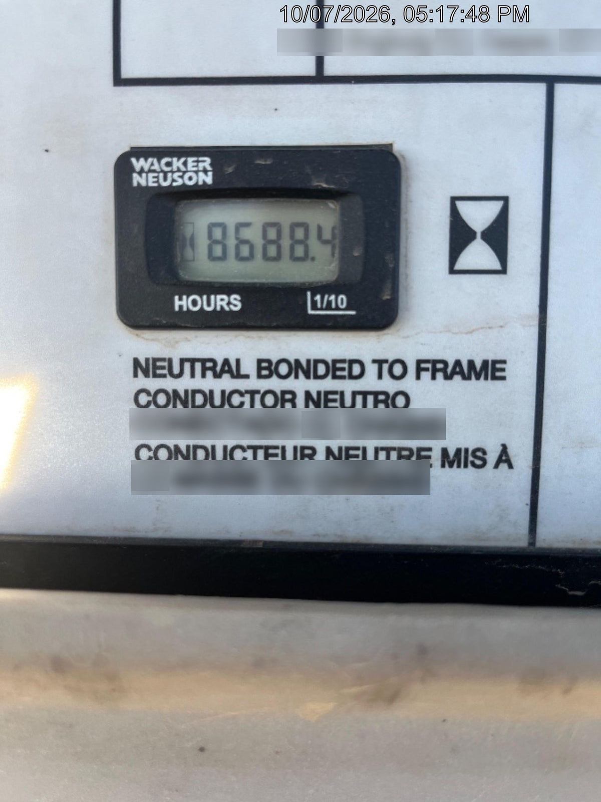 2018 Wacker Neuson LTV6L-MH Wacker Neuson LTV6L Mobile Light Tower w/Fuel Level Sensor Installed