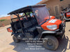 2022 Kubota RTV-X1140W-H Plastic Canopy, Windshield Acrylic Clear, LED Strobe Light, Wire Harness Kit, Back up Alarm