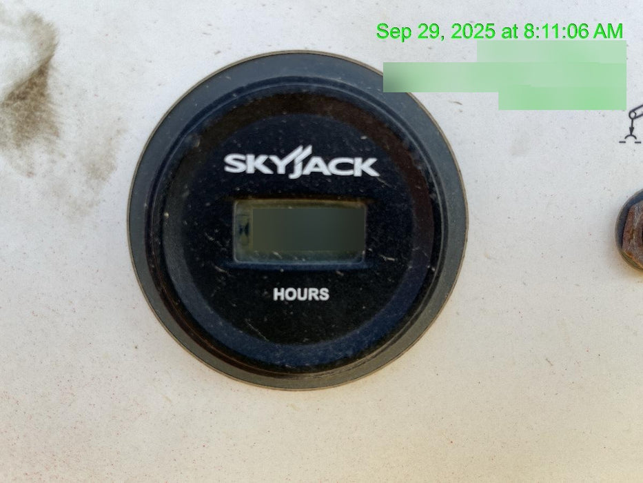 2017 Skyjack SJ45T+ Skyjack 45T, Diesel Engine, Foam Filled Tires,36x96" Platform, Extended Warranty 5yr/5k hr