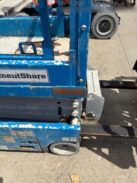 2020 Genie GS-1930 Solid Non Marking Tires, Beacon, Folding rails with half height swing gate