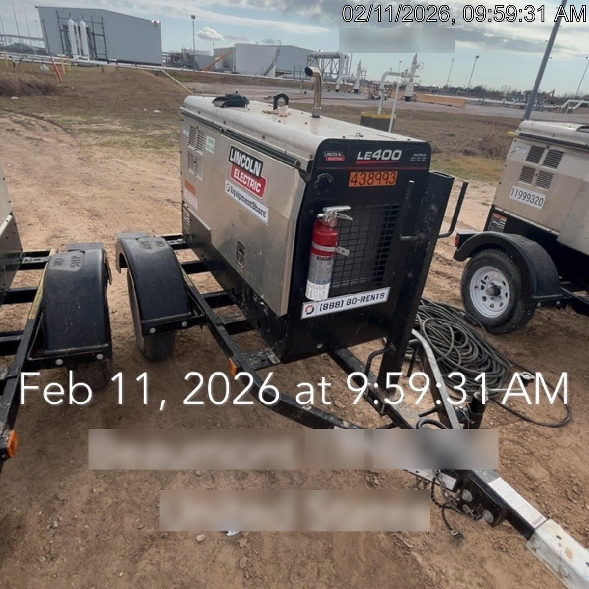 2024 Lincoln Electric LE400 Kubota V1505, Trlr, Cable Rack, Light Kit, ES Decals, T3