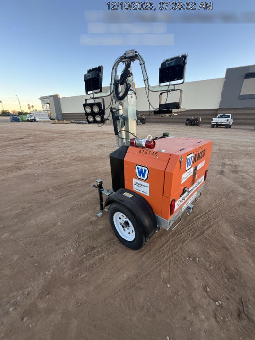 2024 Wanco WLTT-4MM4K Diesel, Deep Sea Controller, Shore Power Plug, Auto Start, (4) 350W LED Floodlights, 4kW Generator, 60 Gal Fuel Tank, 2" Ball, T3