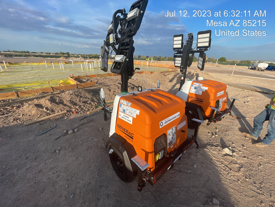 2023 Generac MLT2 Diesel, Flex Switch 120V Input, Powerzone Controller, (4) 320W LED Lights, 4kW Generator, 39.9 Gal Fuel Tank, 2" Ball, T3