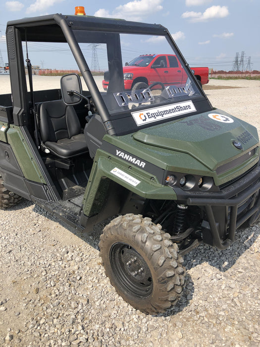 2021 Yanmar YU1000 Canopy, Steel Wheel, Poly WindShield, Beacon, Backup Alarm