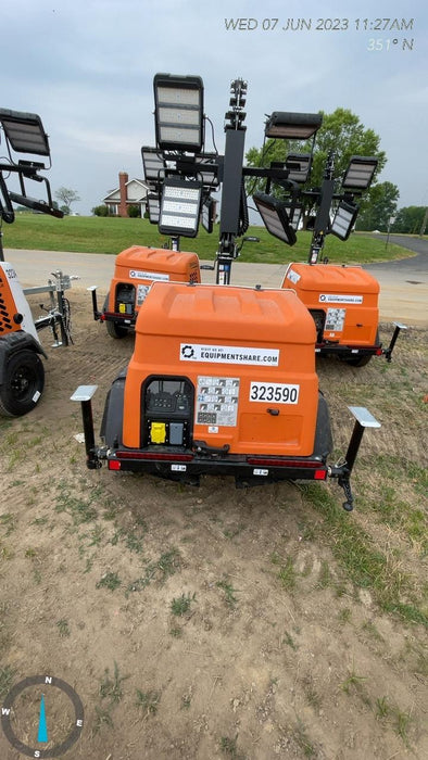 2023 Generac MLT2 Diesel, Flex Switch 120V Input, Powerzone Controller, (4) 320W LED Lights, 4kW Generator, 39.9 Gal Fuel Tank, 2" Ball, T3
