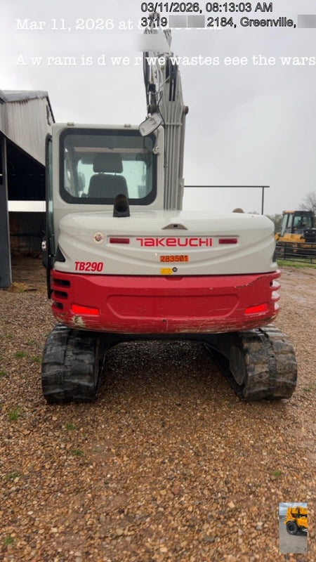 2022 TAKEUCHI TB290-CR