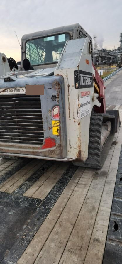 2019 Takeuchi TL12R-2 Cab/Heat/Air w/Auxiliary Hydraulics, 2 Speed, Hydraulic QC 80" Smooth Bucket, 48" Pallet Forks