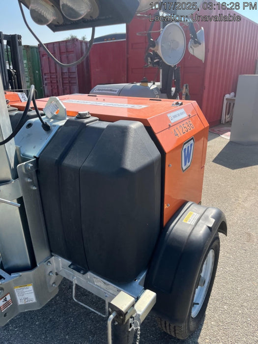 2024 Wanco WLTT-4MM4K Diesel, Deep Sea Controller, Shore Power Plug, Auto Start, (4) 350W LED Floodlights, 4kW Generator, 60 Gal Fuel Tank, 2" Ball, T3