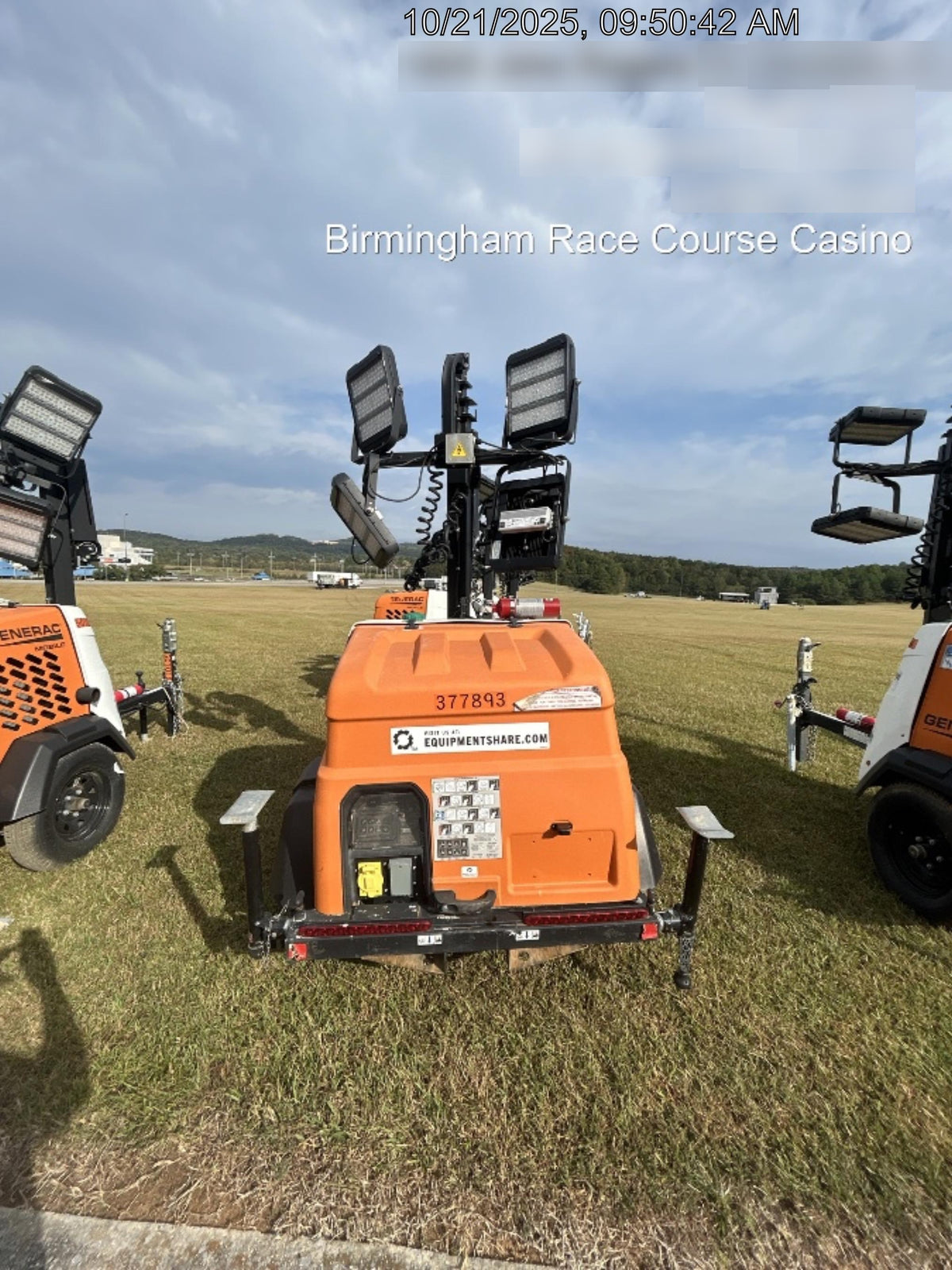 2023 Generac MLT2 Diesel, Flex Switch 120V Input, Powerzone Controller, 
(4) 320W LED Lights, 4kW Generator, 39.9 Gal Fuel Tank, 2" Ball, T3