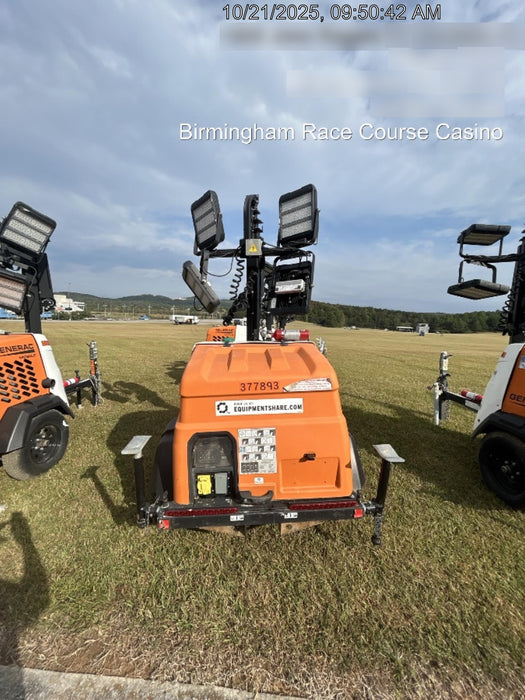 2023 Generac MLT2 Diesel, Flex Switch 120V Input, Powerzone Controller, 
(4) 320W LED Lights, 4kW Generator, 39.9 Gal Fuel Tank, 2" Ball, T3