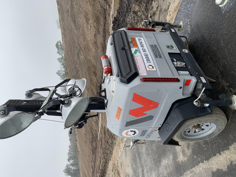 2019 Wacker Neuson LTV6L-MH Wacker Neuson LTV6L Mobile Light Tower w/Fuel Level Sensor Installed