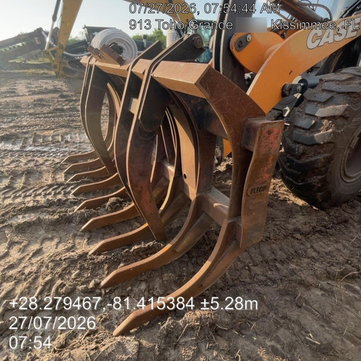 2021 FLECO 120" Grapple Rake - Fleco