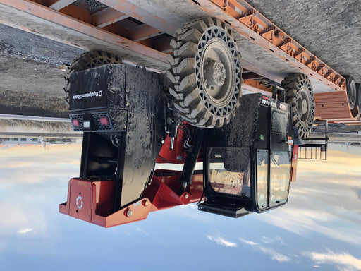 2020 Manitou MTA8044 74hp T4F, Cab/Heat/Air, Cab and Boom LED work lights, Auxiliary Hydraulics, Solid Tires, Amber strobe, Lift Hook w/66" Carriage, 60" Forks