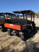 2022 Kubota RTV-X1140W-H Plastic Canopy, Windshield Acrylic Clear, LED Strobe Light, Wire Harness Kit, Back up Alarm