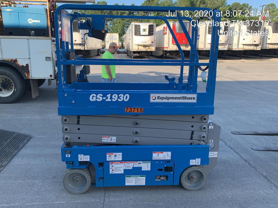 2020 Genie GS-1930 Fixed rails with chain entry gate - Pre A92.20