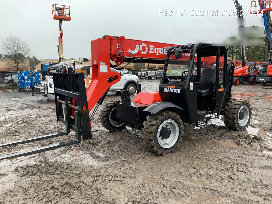 2020 Manitou MTA6034 Canopy, Solid Tires, Work Lights, Beacon, Aux Hydraulics, Back up Alarm, Mirrors, ES Keypad