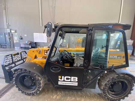 2020 JCB 505-20TC Cab/Heat/Air, Solid Tires, Work Lights, Beacon, Aux Hydraulics, Back up Alarm, ES Decals