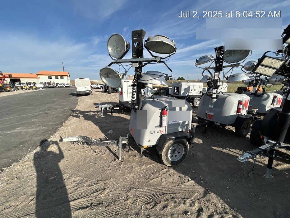 2018 Wacker Neuson LTV6K-MH Wacker Neuson LTV6K Mobile Light Tower w/Fuel Level Sensor Installed