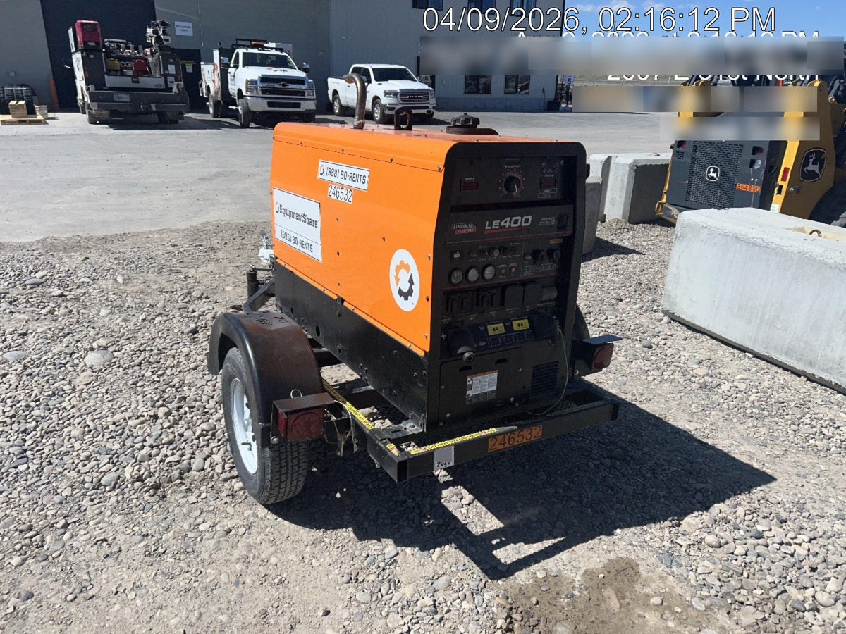 2022 Lincoln Electric LE400 Kubota V1505, Trlr, Cable Rack, Light Kit, ES Decals, T3