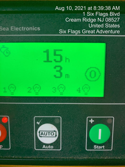 2021 Allmand NLV3GR (4) LED Light Fixture 350W, 23' Vertical Mast, 3kW Prime, Towable, Deep Sea L401, Leveling Jacks, Yanmar T4F 5.8hp