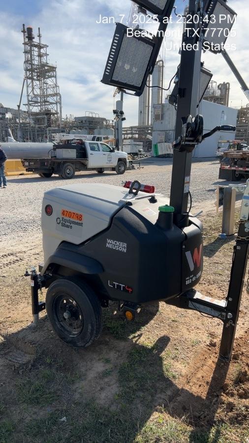 2024 Wacker Neuson LTT4 Diesel, Kohler KDW702, Deep Sea Controller, Auto Start, LED 320W, Bypass Outlet, T3