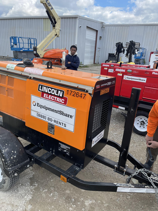 2021 Lincoln Electric Vantage 322 Vantage 322 Ready Pak 3 w/ Decals, ORANGE (includes trailer, cable rack, fender light kit) NO Telematics