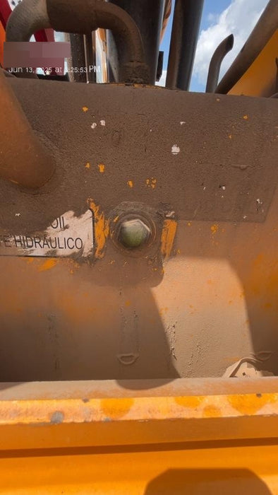 2019 JCB 510-56 74 HP w/Open ROPS, Beacon, Aux Hydraulics, Worklights, Solid Tires w/60" Carriage/Forks